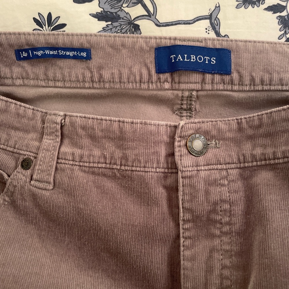 Talbots Corduroy Pants in Grey